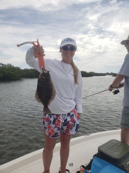 Flounder fishing in New Smyrna Beach, Florida