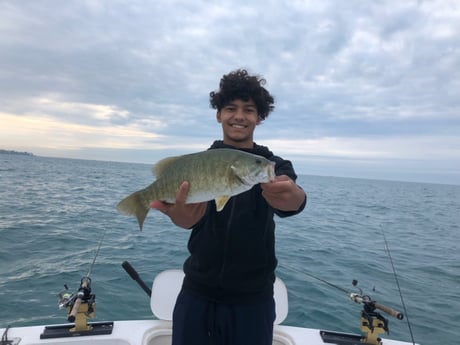 Smallmouth Bass fishing in Port Sanilac, Michigan