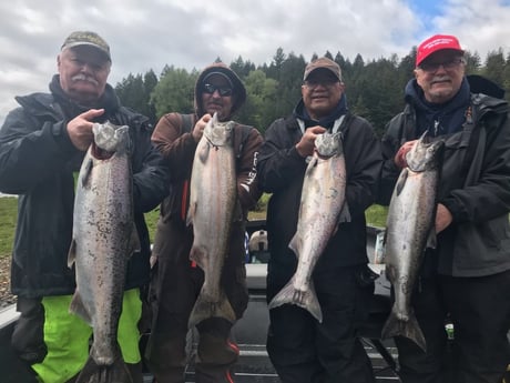 Coho Salmon fishing in Toledo, Washington