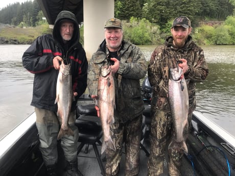 Coho Salmon fishing in Toledo, Washington