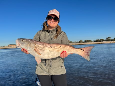 Redfish fishing in Port Arthur, Jefferson County