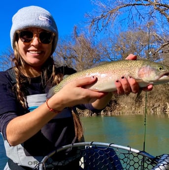 Rainbow Trout Fishing in New Braunfels, Texas