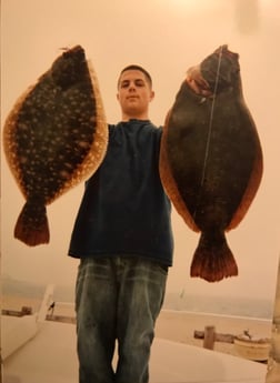 Flounder Fishing in Freeport, New York, USA