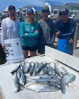 Spanish Mackerel Fishing in Beaufort, North Carolina