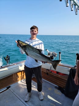Fishing in New Buffalo, Michigan