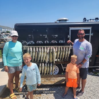 Fishing in Sheffield Lake, Ohio