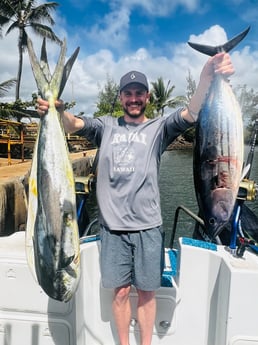Wahoo fishing in Kapa&#039;a, Hawaii