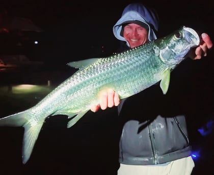 Tarpon fishing in Cudjoe Key, Florida