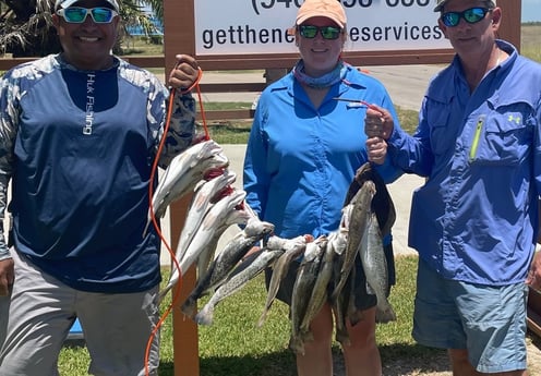 Speckled Trout Fishing in Bolivar Peninsula, Texas