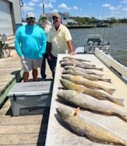 Redfish Fishing in Sargent, Texas