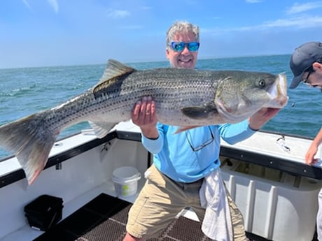 Striped Bass fishing in Montauk, New York