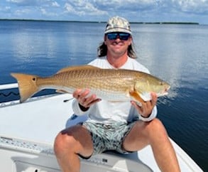 Redfish fishing in Placida, Florida