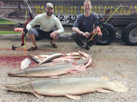 Alligator Gar Fishing in Livingston, Texas