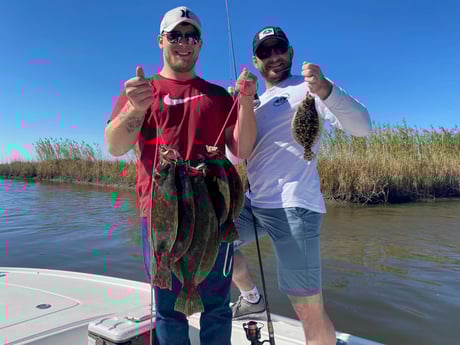 Flounder fishing in Port Arthur, Jefferson County