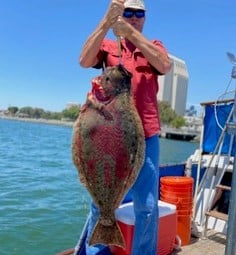 Flounder Fishing in San Diego, California