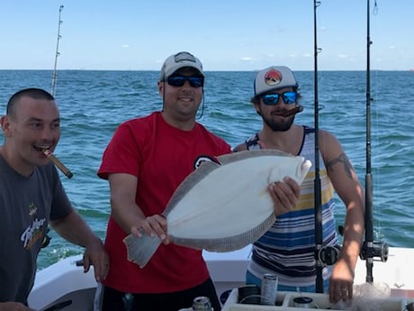 Flounder Fishing in Freeport, New York, USA