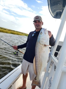 Fishing in Violet, Louisiana