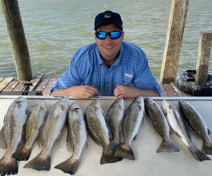 Speckled Trout / Spotted Seatrout fishing in Galveston, Texas