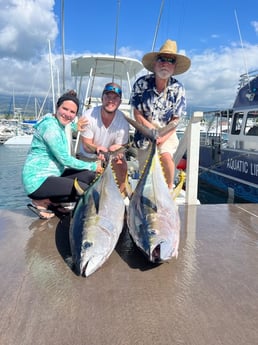 Yellowfin Tuna fishing in Kalaoa, Hawaii