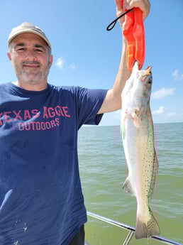 Speckled Trout / Spotted Seatrout fishing in San Leon, Texas