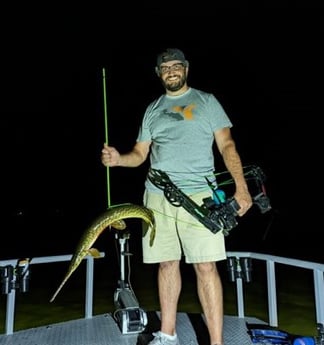 Alligator Gar Fishing in Etoile, Texas