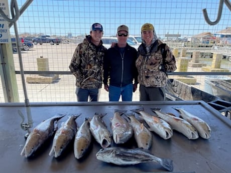 Redfish fishing in Palacios, Texas