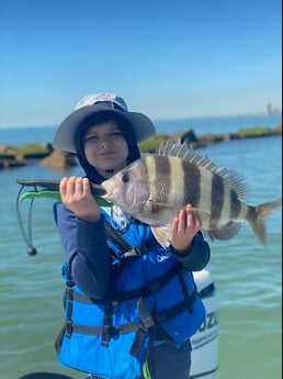 Redfish fishing in Texas City, Texas