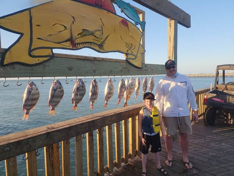 Fishing in Port Isabel, Texas