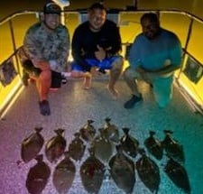 Flounder fishing in Freeport, Texas