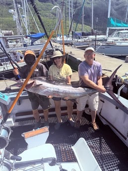 Fishing in Kapaʻa, Hawaii