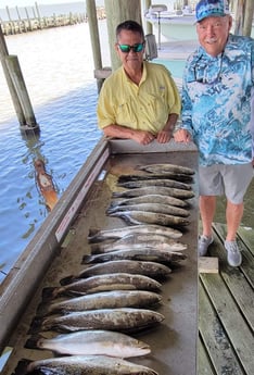 Speckled Trout / Spotted Seatrout fishing in San Leon, Texas