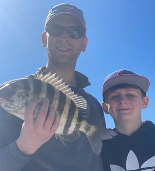 Sheepshead Fishing in Johns Island, South Carolina
