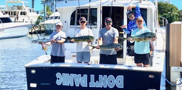 Kingfish, Mahi Mahi Fishing in Pompano Beach, Florida