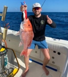 Red Snapper fishing in Port Isabel, Texas