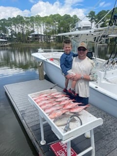 Red Snapper, Triggerfish, Vermillion Snapper Fishing in Santa Rosa Beach, Florida