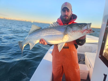Fishing in Howard Beach, New York