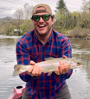Rainbow Trout fishing in Leicester, North Carolina