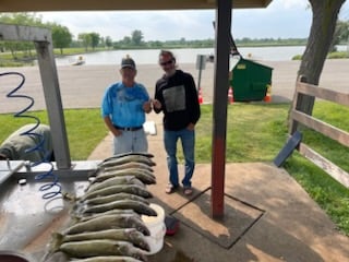 Fishing in Monroe, Michigan