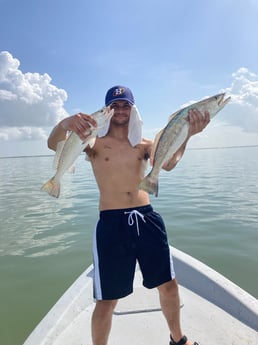 Redfish fishing in Galveston, Texas