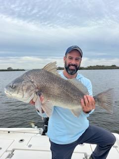 Black Drum Fishing in Delacroix, Louisiana