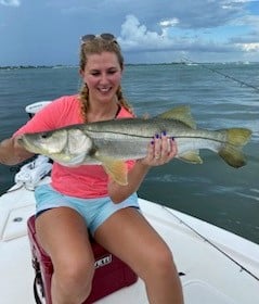 Snook Fishing in Holmes Beach, Florida