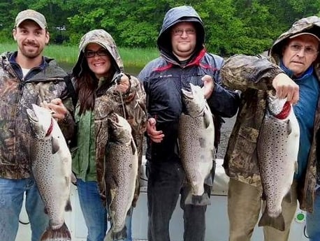 Brown Trout Fishing in Verona Beach, New York