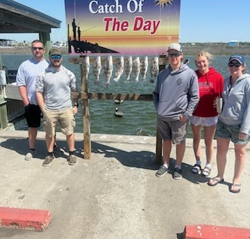 Fishing in Rockport, Texas