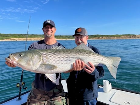 Striped Bass fishing in Montauk, New York