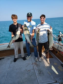 Fishing in New Buffalo, Michigan