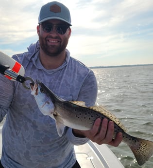 Speckled Trout / Spotted Seatrout fishing in Folly Beach, South Carolina