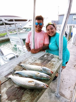Redfish, Speckled Trout / Spotted Seatrout fishing in Rio Hondo, Texas