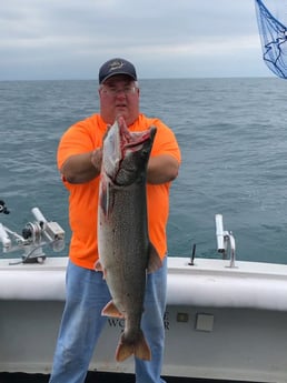 Fishing in Waukegan, Illinois