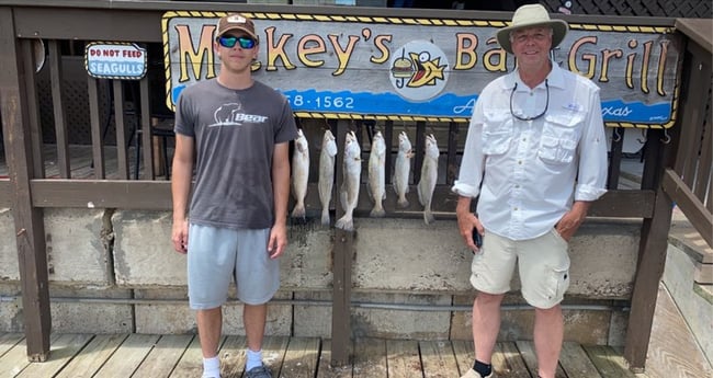 Redfish, Speckled Trout / Spotted Seatrout fishing in Aransas Pass, Texas