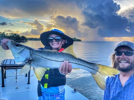 Snook fishing in Cudjoe Key, Florida